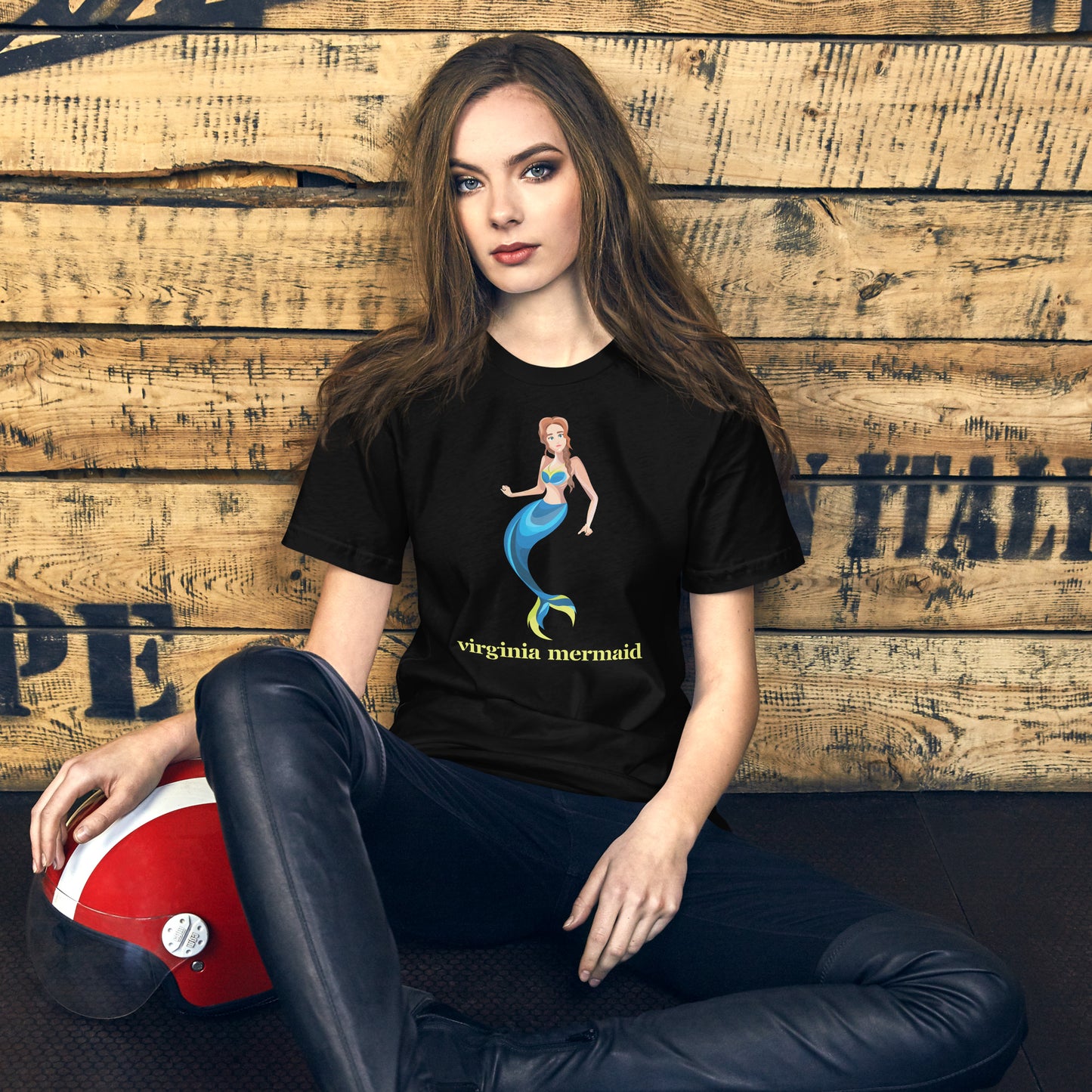 "Virginia Mermaid" Unisex t-shirt