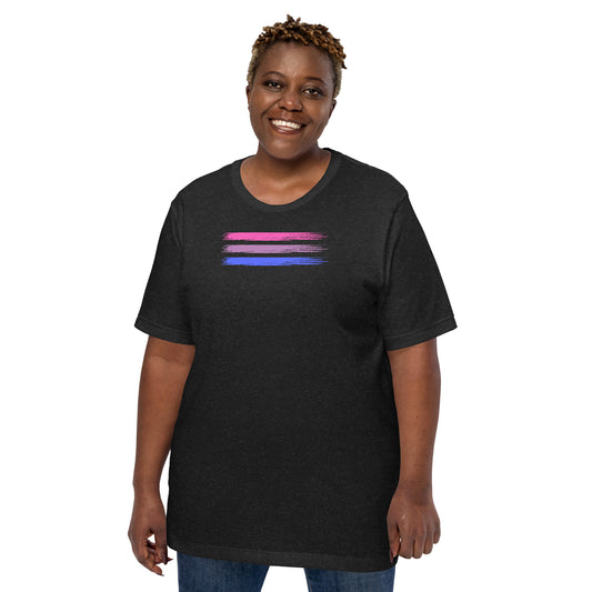 Bisexual Pride Flag unisex t-shirt
