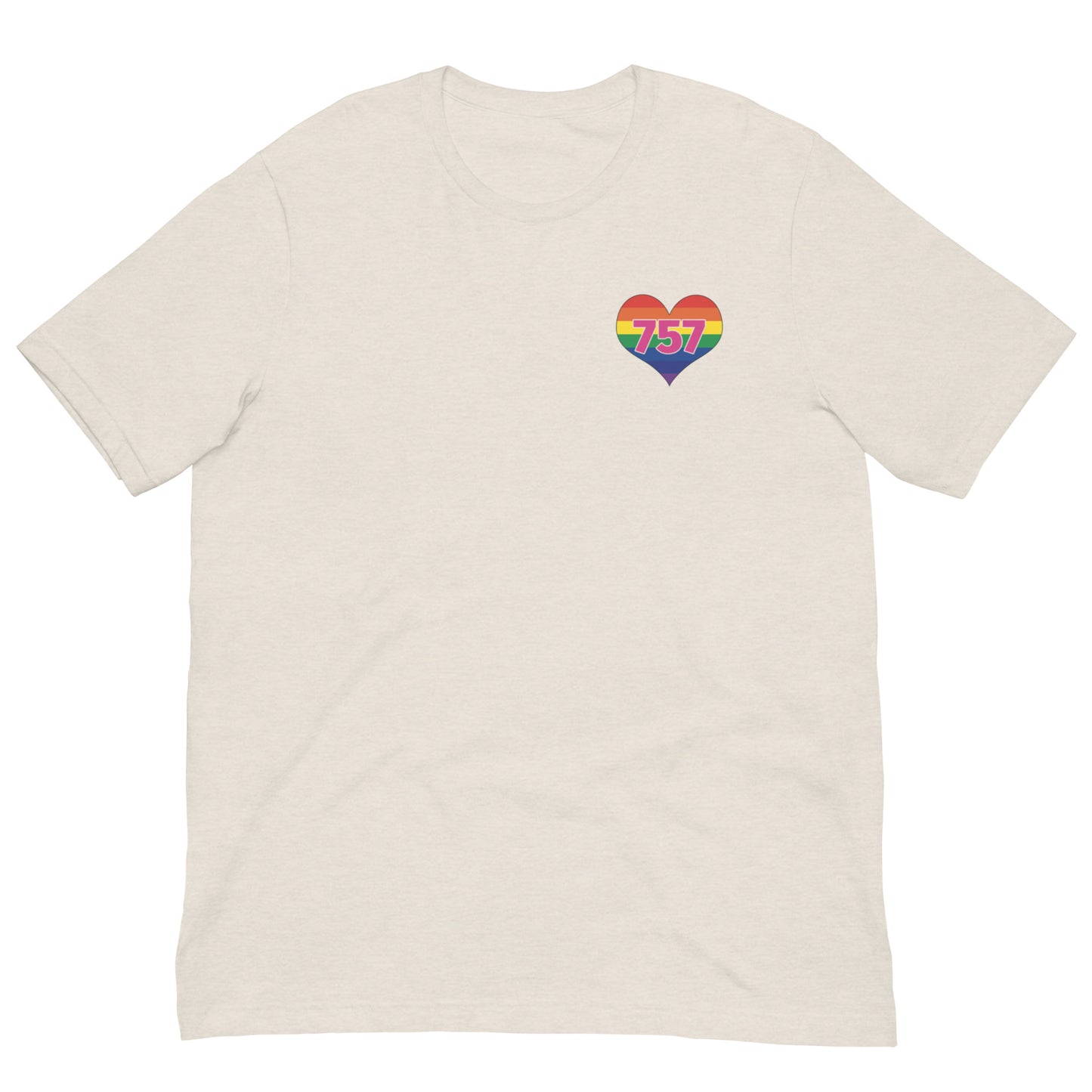 "I Heart 757" Unisex t-shirt