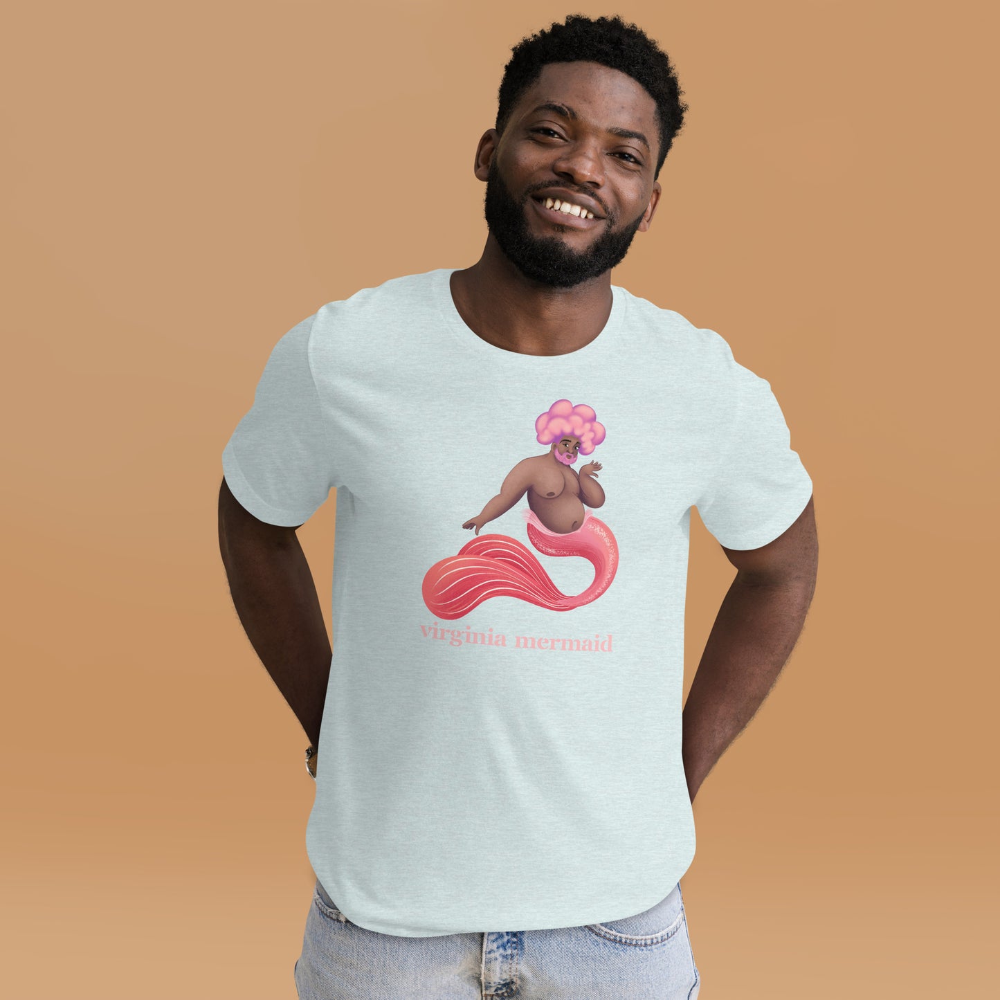"Virginia Mermaid" Unisex t-shirt