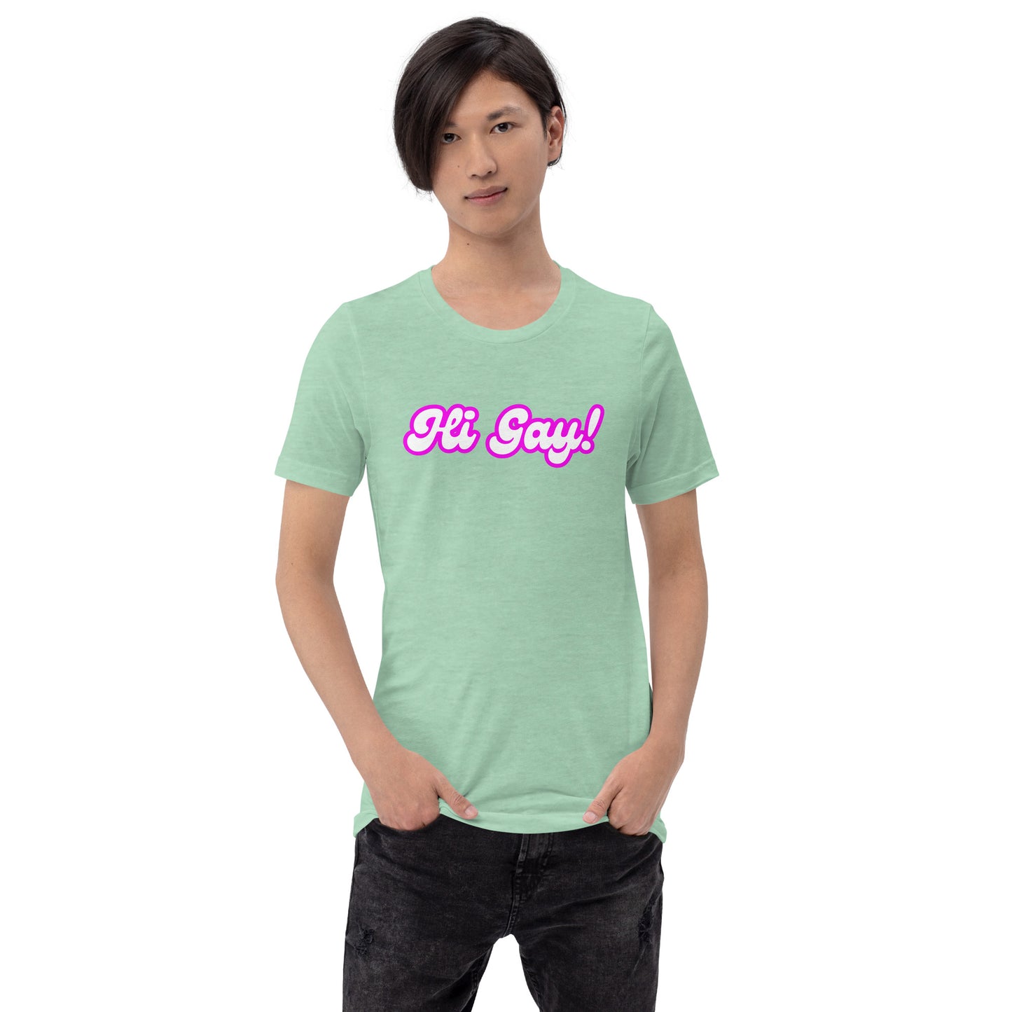 "Hi Gay!" Unisex t-shirt