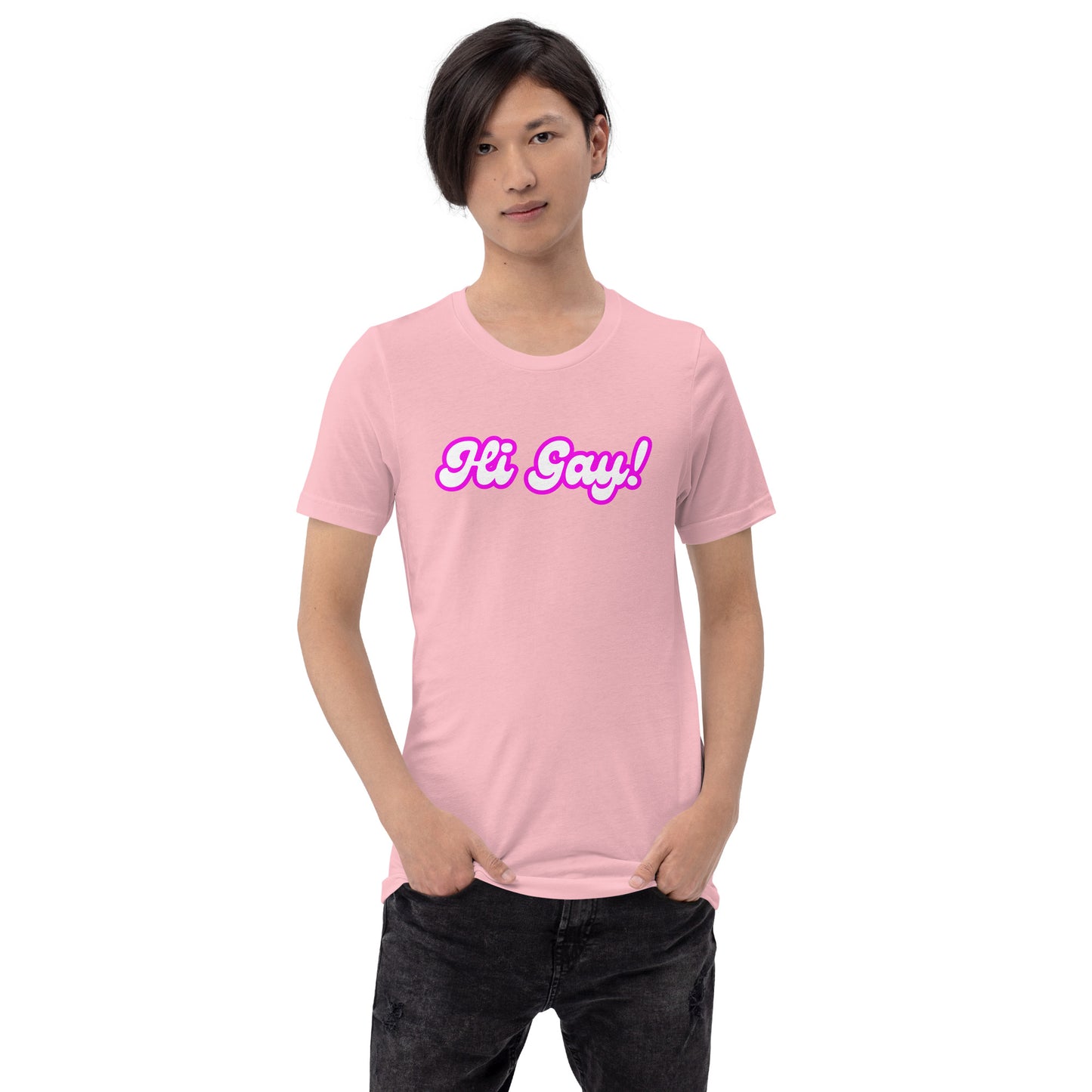 "Hi Gay!" Unisex t-shirt