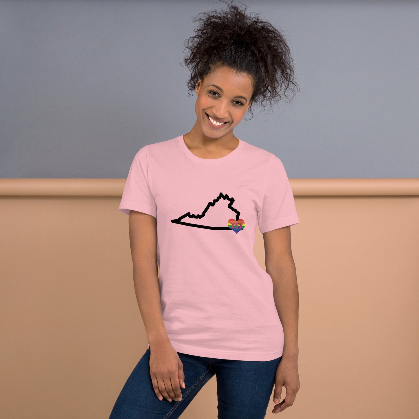 "I Heart the 757" Unisex t-shirt