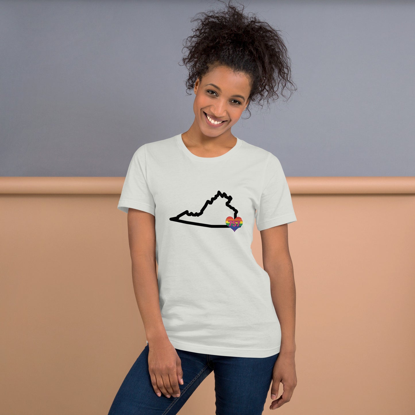 "I Heart the 757" Unisex t-shirt