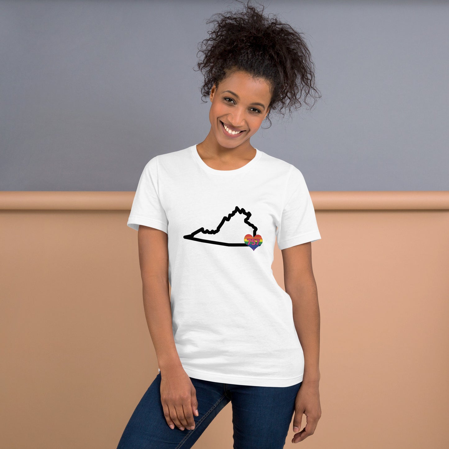 "I Heart the 757" Unisex t-shirt