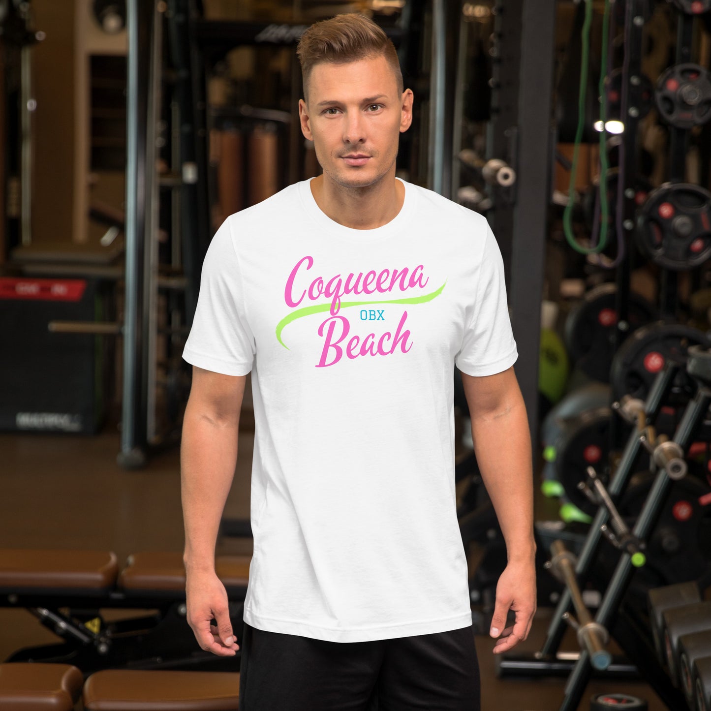 "Coqueena Beach" unisex t-shirt