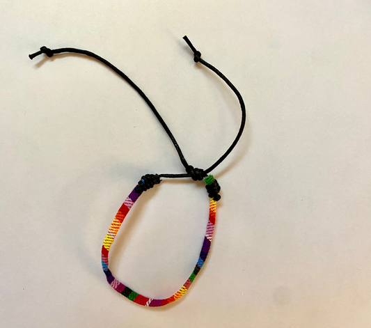 Braided Rainbow bracelet